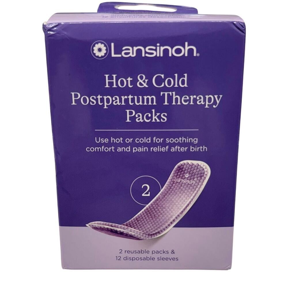 Lansinoh Hot and Cold Postpartum Pads for Postpartum Recovery NEW